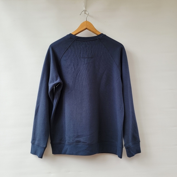 Fresh Clean Threads Men's Size Medium FTC Dark Navy Crewneck Sweatshirt Elevated - Picture 3 of 6